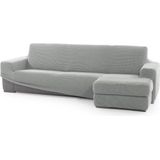 Hoes voor chaise longue met korte rechterarm Sofaskins NIAGARA 210 - 340 cm - Lichtgrijs