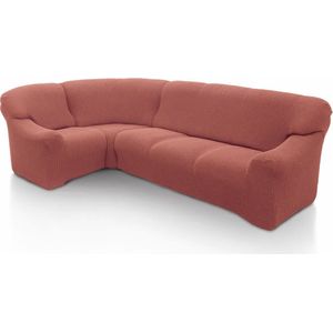 SOFASKINS® Super elastische hoekbankhoes, wasbaar, hoogwaardig, ademend, comfortabel en duurzaam, bankhoes, eenvoudig aan te brengen, afmetingen (340-540 cm), koraalkleur