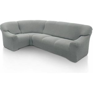 SOFASKINS® Super elastische hoekbankhoes, wasbaar, hoogwaardig, ademend, comfortabel en duurzaam, bankhoes, eenvoudig aan te brengen, afmetingen (340-540 cm), kleur lichtgrijs