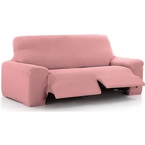 Maxifundas Vega Hoes voor zitbank en ligzetel, hoes voor Relax zitbank, 3-zits, 2 voetsteunen, roze