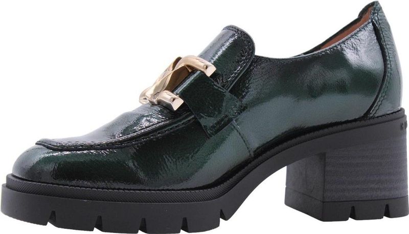 Hispanitas, Schoenen, Dames, Groen, 38 EU, Elegante Balade Mocassin Hakken