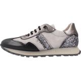 Hispanitas - Loira - Zwarte Dames Sneaker met Glitter Accent