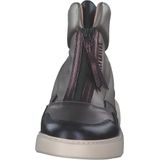 Hispanitas - Enkellaarsjes - Grijs - Leren - Blokzool - Triflow-technologie