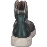 Hispanitas - Enkellaarsjes - Grijs - Leren - Blokzool - Triflow-technologie