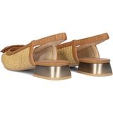 Hispanitas - RHV254046 - Slingbacks - Naturel/Cognac - Raffia/Leer