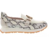 Loafer - Beige - Leer en Mesh - Casual met Metallic Detail