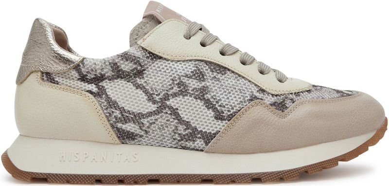Hispanitas - PHV253812 - Sneakers - Beige Havana - Leer - Casual - Dierenprint
