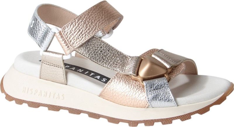 Hispanitas - CHV253896 - Sandalen - Goudkleurig - Leer - Klittenband