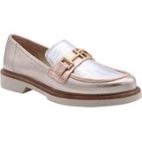 Hispanitas - Abbey Loafers - Grijs - Leer - Slip-on Design - Decoratieve Gesp