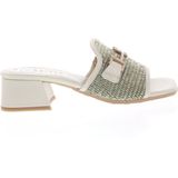 Hispanitas Dames Slippers Raffia Eucalipto Mintgroen