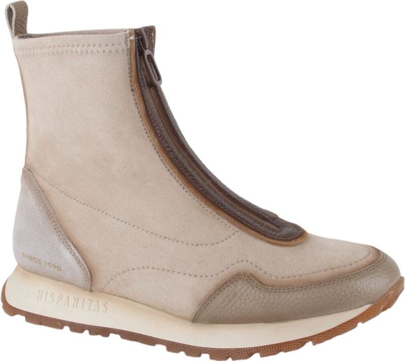 Hispanitas - Kansas - Leren Sneakers - Bruin - Casual