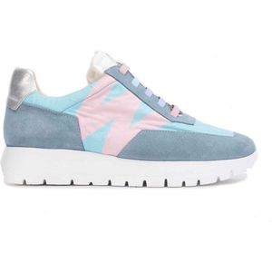 Wonders, Odisei Dames Sneaker met Memory Gel Binnenzool Blauw, Dames, Maat:38 EU