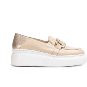 Wonders Begin - dames moccasin - beige - maat 40 (EU) 7 (UK)