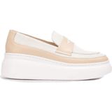 Wonders, Loafers Beige, Dames, Maat:37 EU