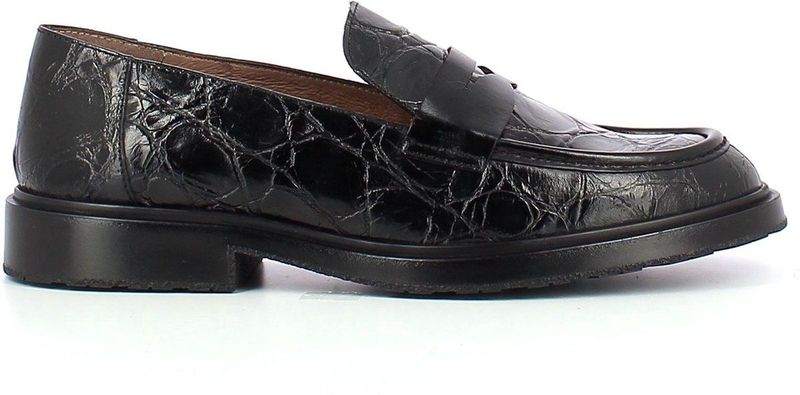Wonders Ned - dames moccasin - zwart - maat 35 (EU) 2 (UK)