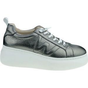 Wonders Dorita - dames sneaker - grijs - maat 35 (EU) 2 (UK)