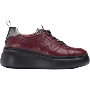 Wonders, Schoenen, Dames, Rood, 42 EU, Burgundy Dorita Sneaker