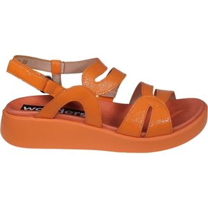 Wonders Wave - dames sandaal - oranje - maat 41 (EU) 8 (UK)