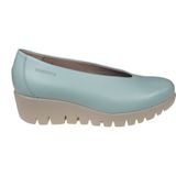 Wonders, Schoenen, Dames, Blauw, 42 EU, Blauwe Leren Loafer Instap Schoen