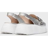Wonders - A-3624 Zilveren Pumps - Leer - Casual