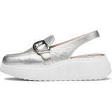 Wonders - A-3624 Zilveren Pumps - Leer - Casual