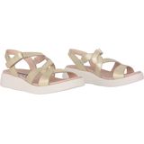 Wonders - Cordelia - Dames Sandaal - Zwart - Leer - Klittenbandsluiting