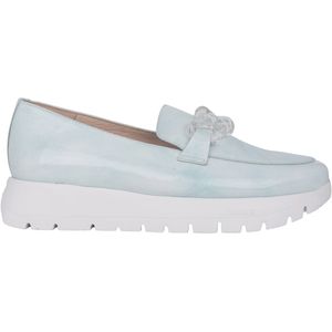 Wonders - Iris - Instapper - Blauw - Lakleder - Mocassin