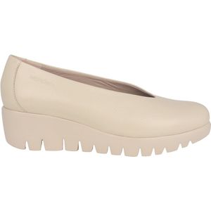 Wonders Fly - Instapper - Beige - Gladde Leren Schoen
