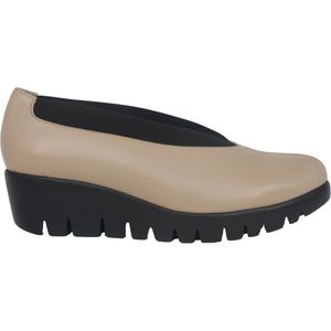 Wonders - Taupe Loafer - Lichtgewicht Zool - Leren