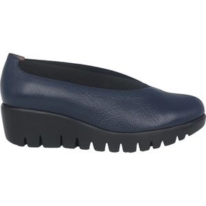 Wonders - Blauwe Dames Loafer - Leren - Hoge Kwaliteit