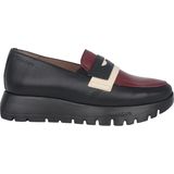 Wonders Materia - dames moccasin - zwart - MATERIA platte mocassin