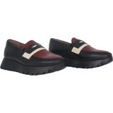 Wonders Materia - dames moccasin - zwart - MATERIA platte mocassin