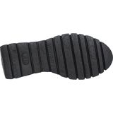 Wonders Materia - dames moccasin - zwart - MATERIA platte mocassin