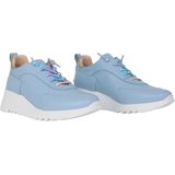 Wonders - Mint - Sneakers - Blauw - Leer