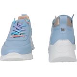 Wonders - Mint - Sneakers - Blauw - Leer