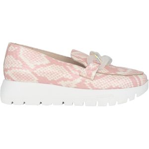 Wonders Rose - Dames Instapper - Roze - Leren Mocassin - Urban-Stijl