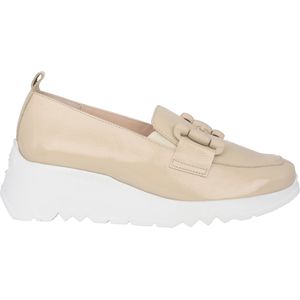 Wonders - E-6723 - Sneakers - Beige - Leren - Fly Technologie