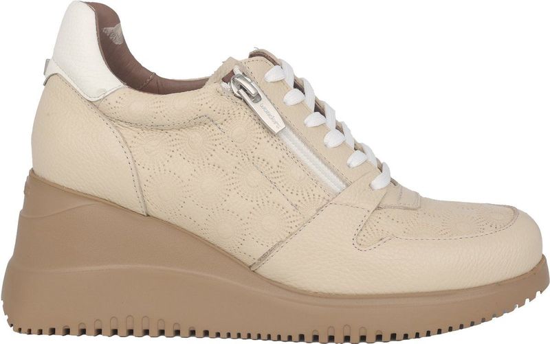 Wonders Rainbow - Dames Sneaker - Beige - Materiaal: WondersFly Technologie