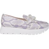 Wonders - Rose - Instapper - Roze - Leren - Urban-stijl met Kettingdetail