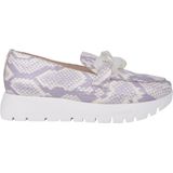 Wonders - Rose - Instapper - Roze - Leren - Urban-stijl met Kettingdetail