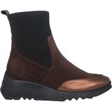 Wonders - Singapur - Dames Laars - Zwart - Leer en Suède