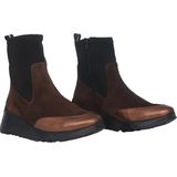 Wonders - Singapur - Dames Laars - Zwart - Leer en Suède