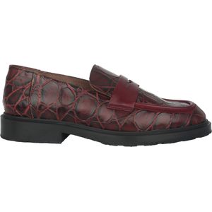 Wonders - Dames Loafers - Rood - Leren