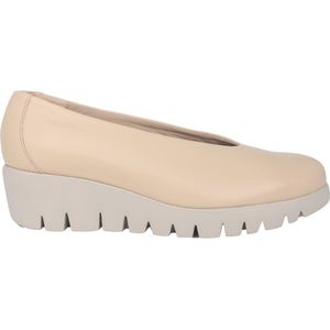 Wonders Fly - Instapper - Beige - Gladde Leren Schoen