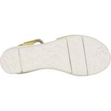 Wonders D-8272 - Dames Sandaal - Zwart - Leren Sleehak