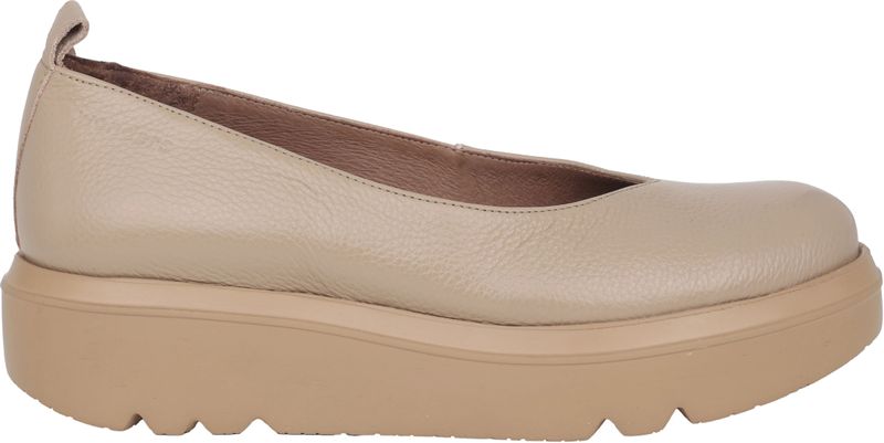 Wonders - Taupe Loafer - Dames - Leer