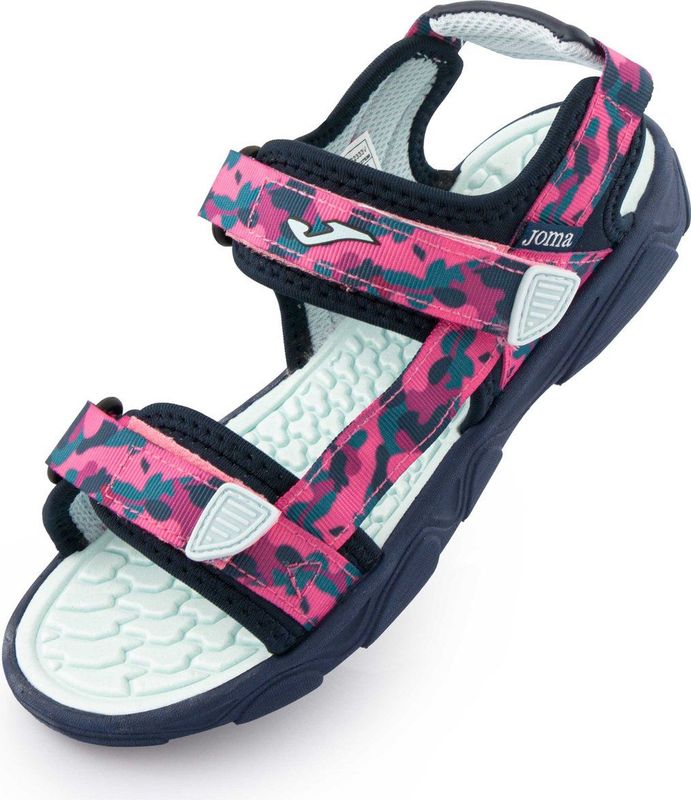 Joma boat navy-turquoise children's sandals