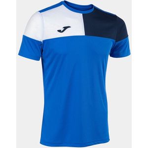Joma - Crew V - T-shirt - Blauw - Korte Mouwen - 5-6 Jaar
