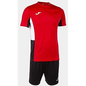 Joma - Danubio II - Sportset - Rood/Zwart/Wit - Ademend en Duurzaam