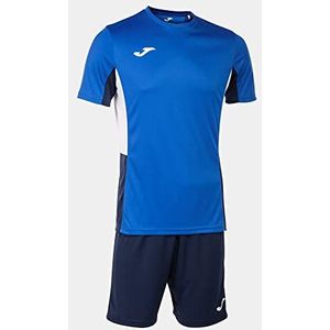Joma Set Donau II koningsblauw marineblauw wit